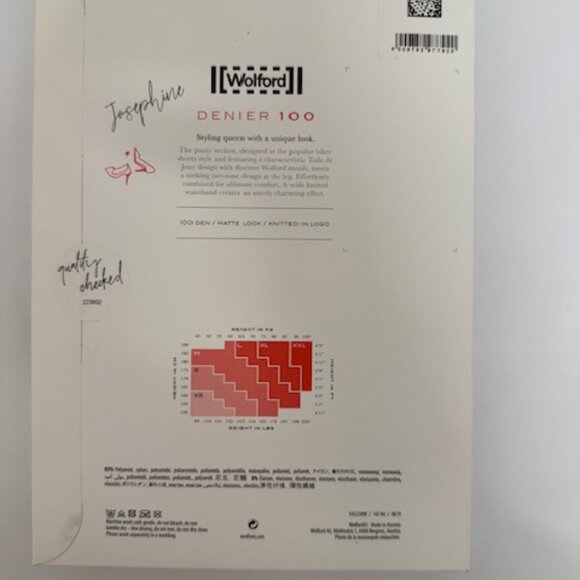 WOLFORD JOSHEPINE TIGHTS HEMATITE BLACK - Picture 6 of 7